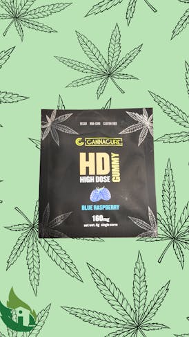 (BC) Blue Raspberry 160mg High Dose Gummy (Extreme Dose)