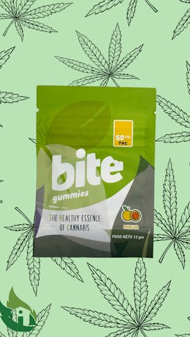 (FM) Bite Gummies 50mg Passion Fruit (Medium Dose)