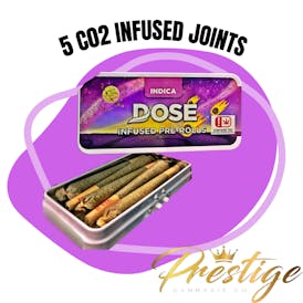 DOSE EXTRACTS 5 PK INFUSED JOINTS | AMERICAN CINCINNATUS - INDICA (5G)