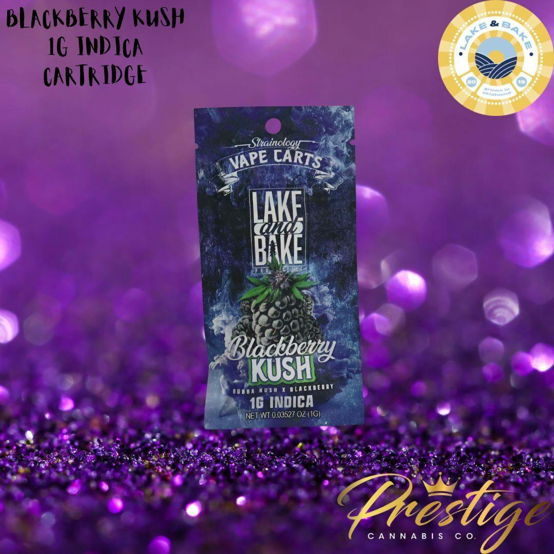 LAKE AND BAKE CARTRIDGE | BLACKBERRY KUSH - INDICA (1G)