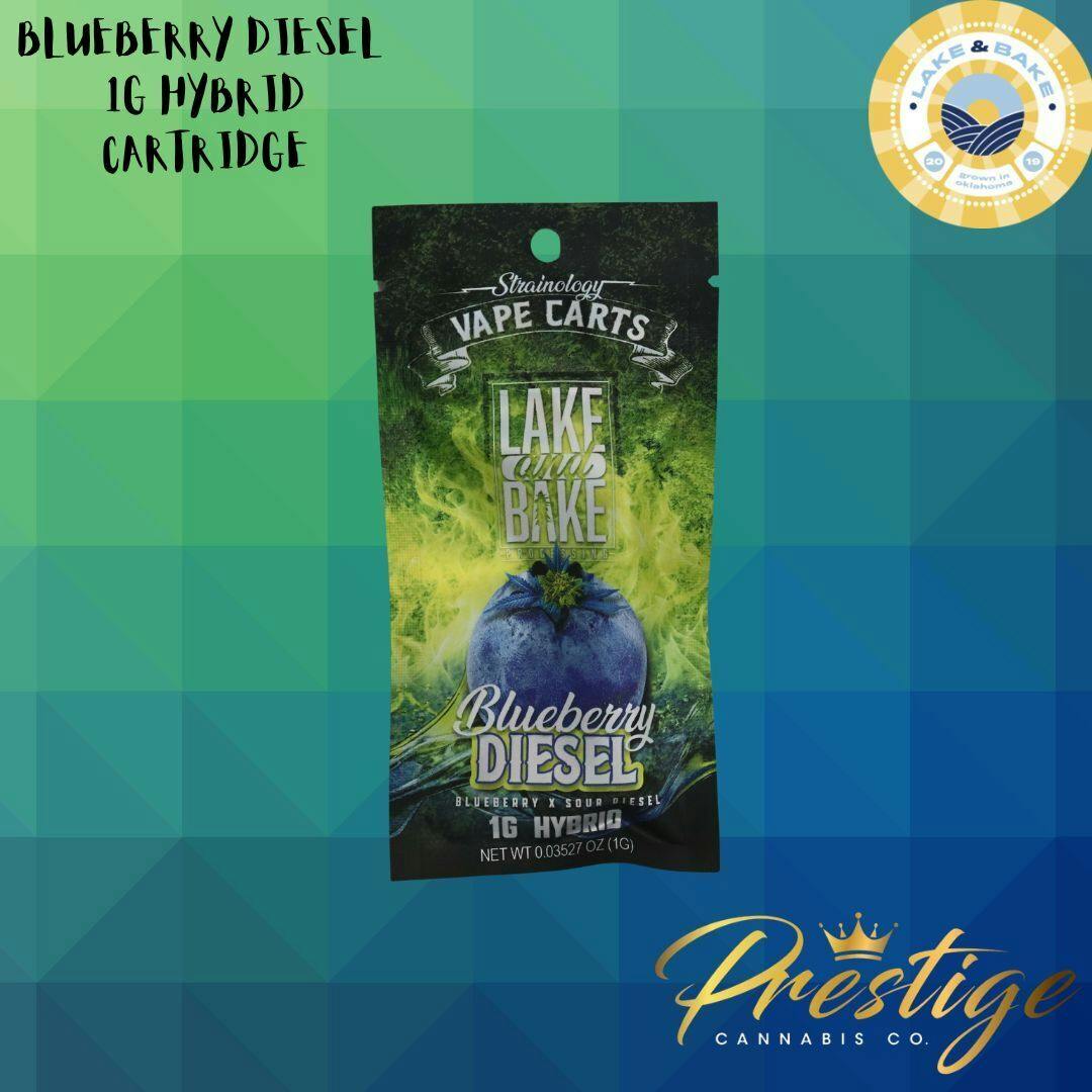 LAKE AND BAKE CARTRIDGE | BLUEBERRY DIESEL - INDICA (1G)