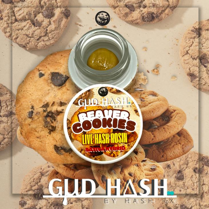 Hash RX - Beaver Cookies Live Hash Rosin 1g