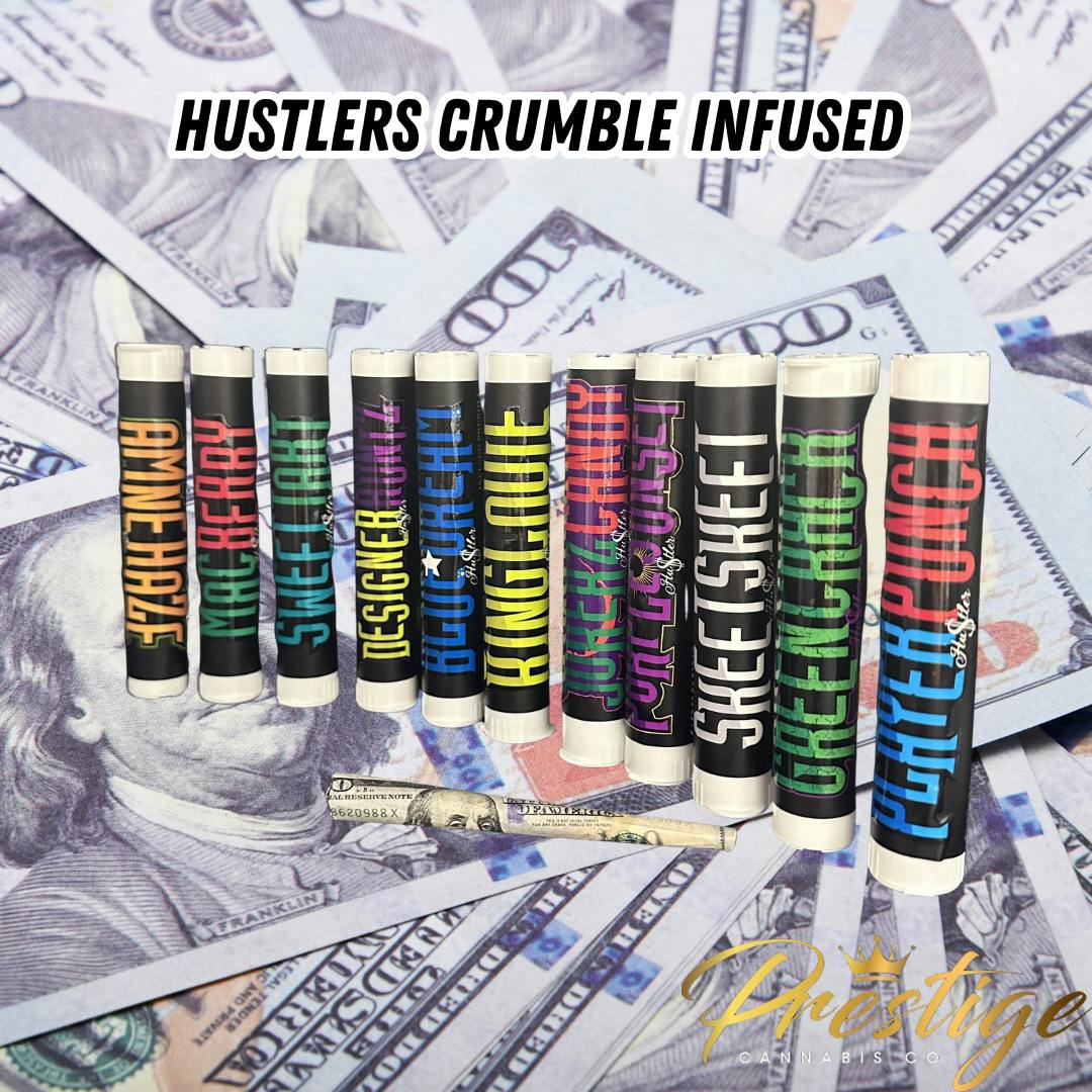 HUSTLER INFUSED PREROLL | GREEN CRACK - SATIVA (1G)