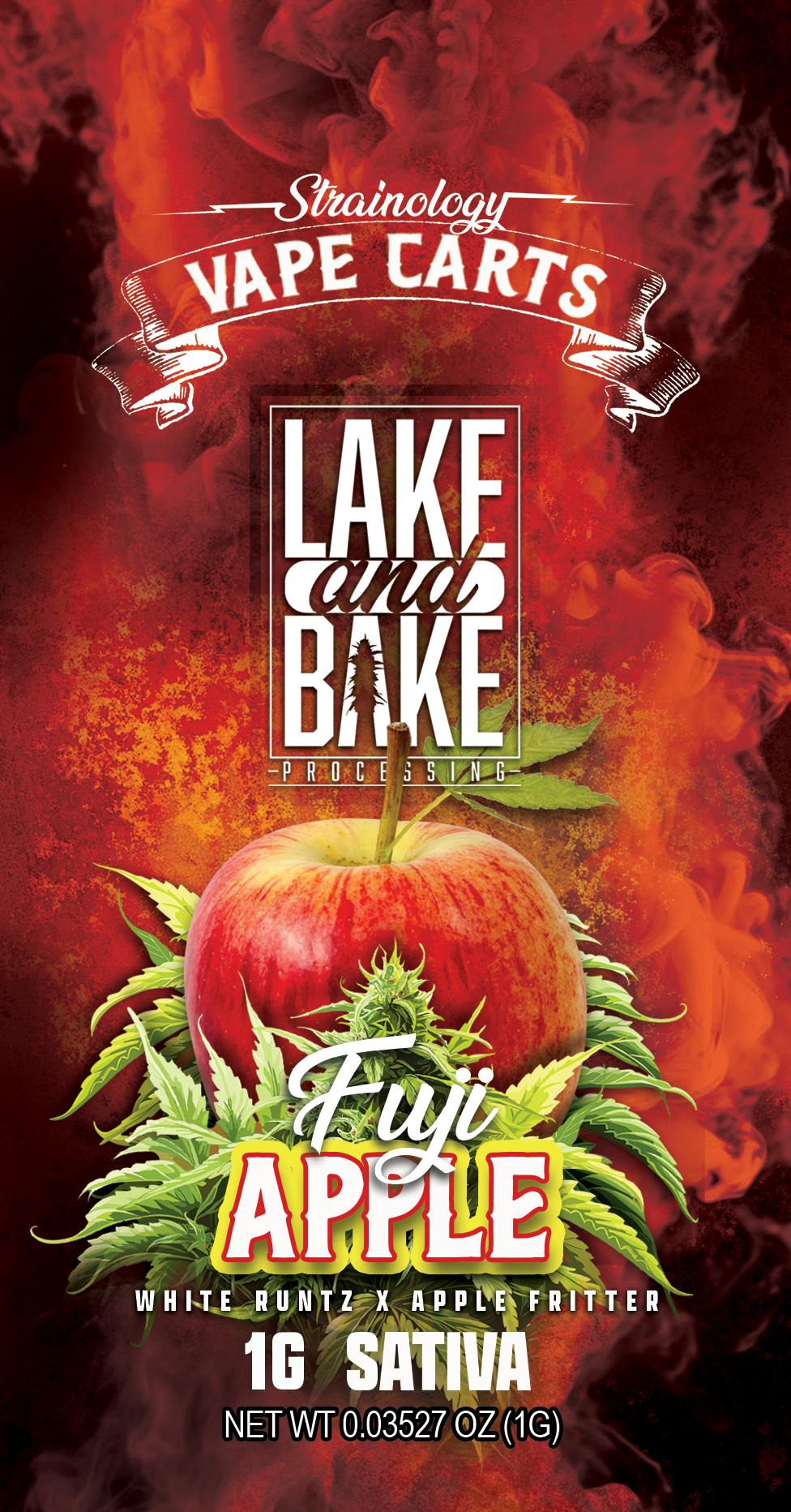 LAKE & BAKE CARTRIDGE | FUJI APPLE - SATIVA (1G)