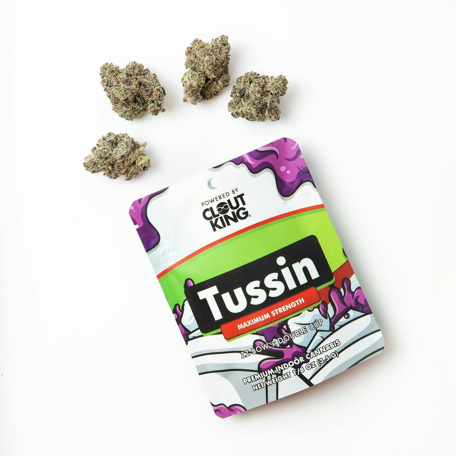 1 ~ EXOTIC CLOUT KING | TUSSIN - INDICA DOM (3.5G)