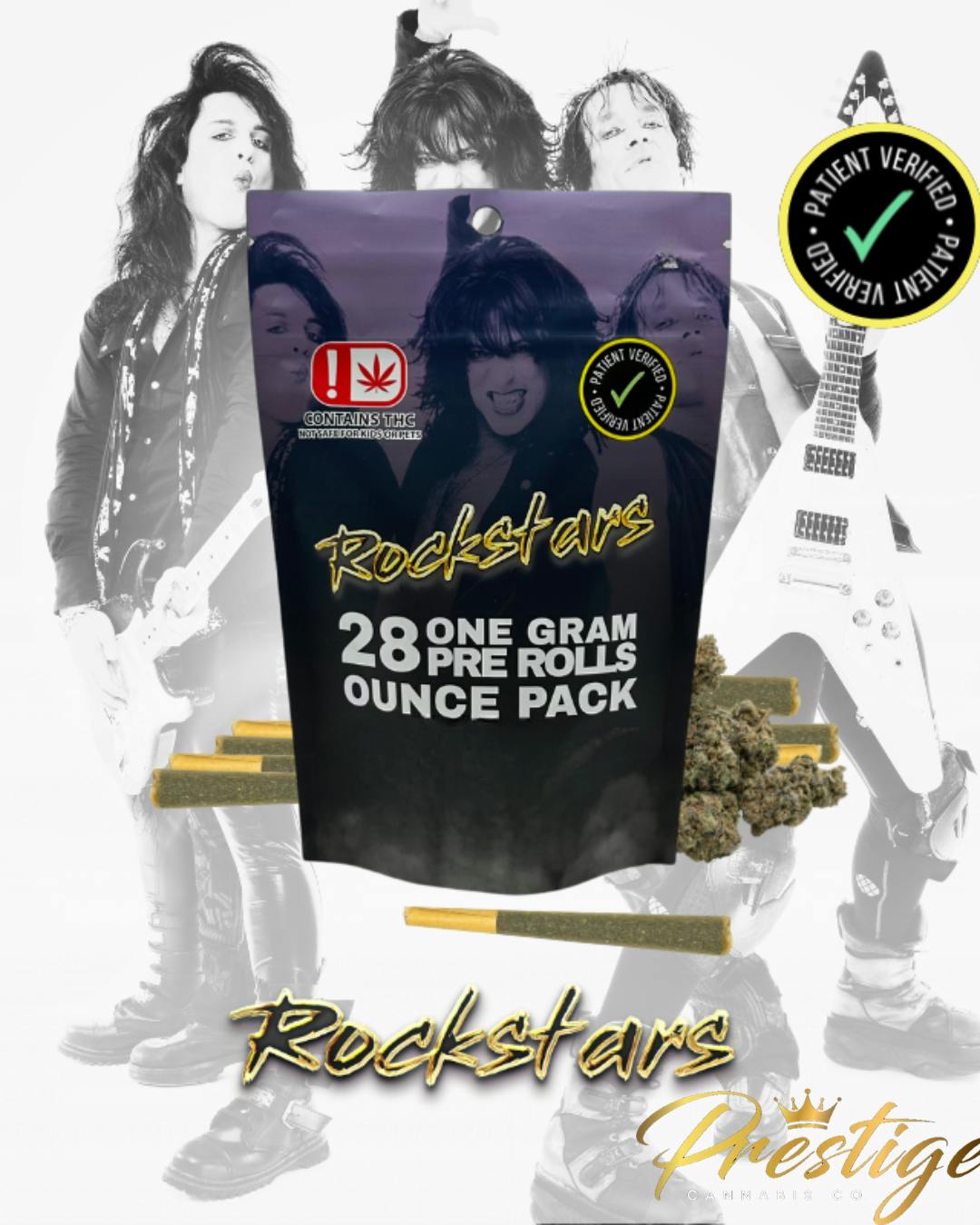 ROCKSTAR 28 PACK PRE-ROLLS | STAGE DIVE - HYBRID (28G)