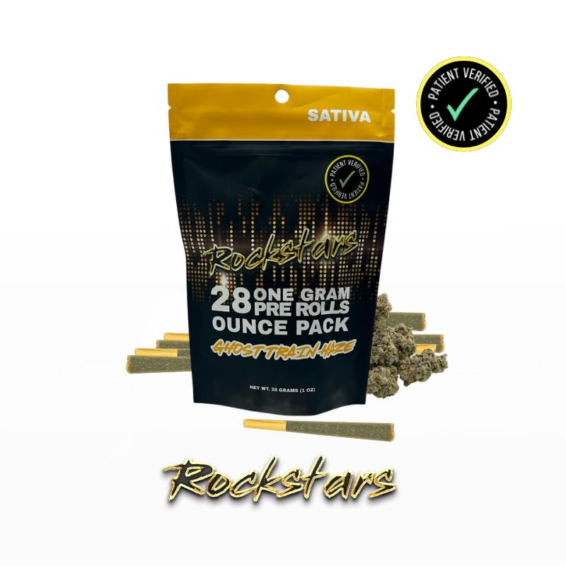 ROCKSTAR 28-PACK PRE-ROLLS | MOSH PIT - SATIVA (28G)