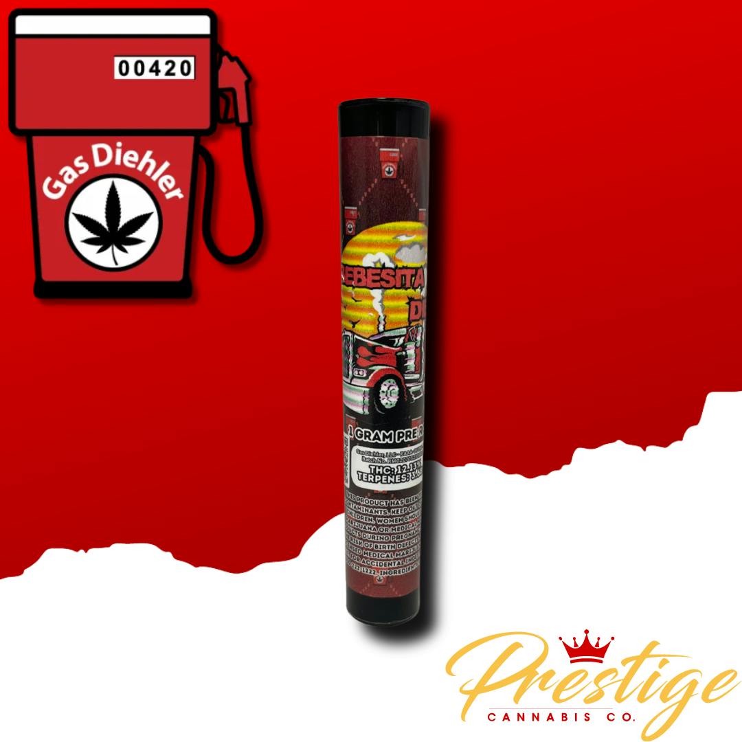 GAS DIEHLER PUMPS PRE-ROLL | ICE CREAM ZOAP - INDICA (1G)