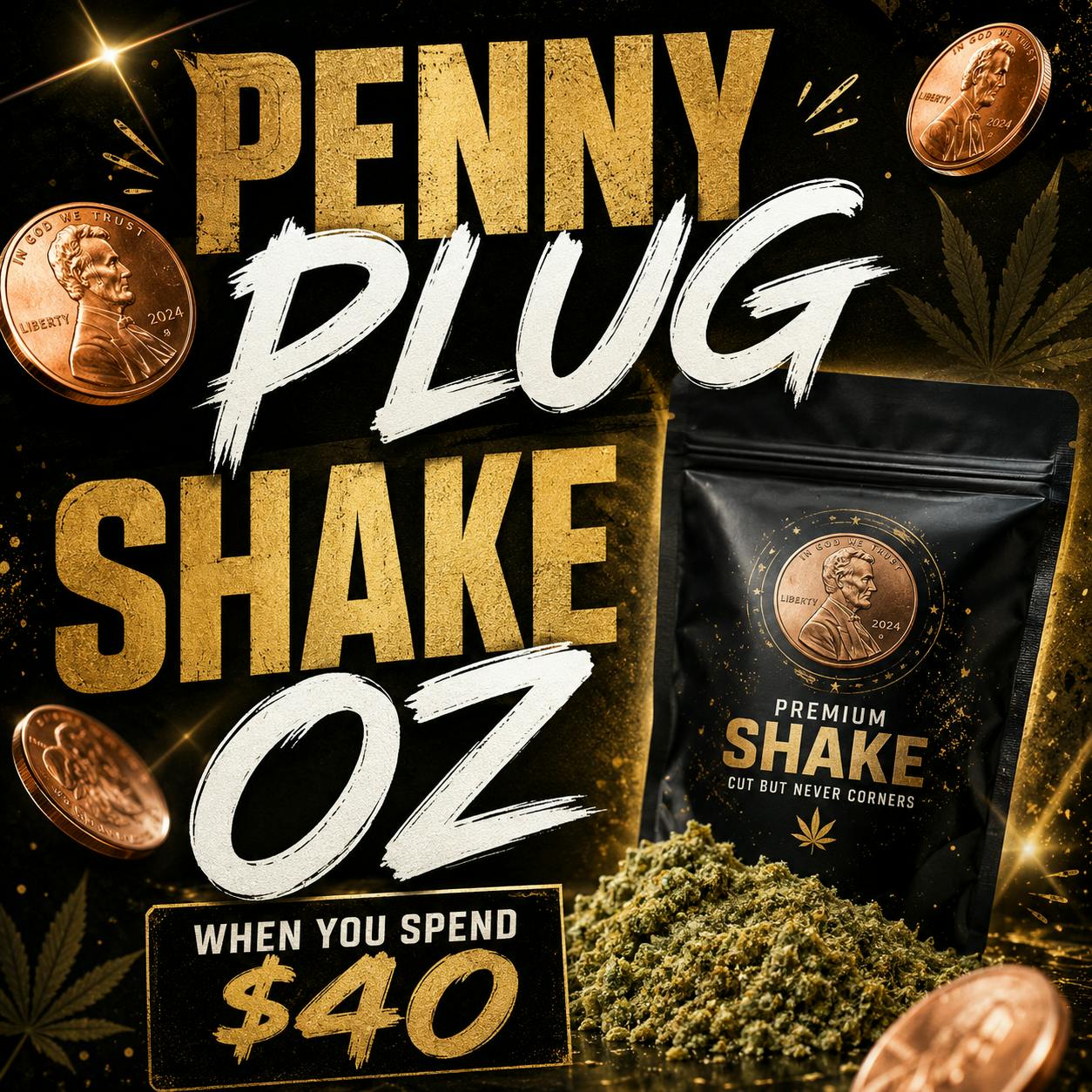 PENNY PLUG SHAKE OZ WHEN YOU SPEND $40