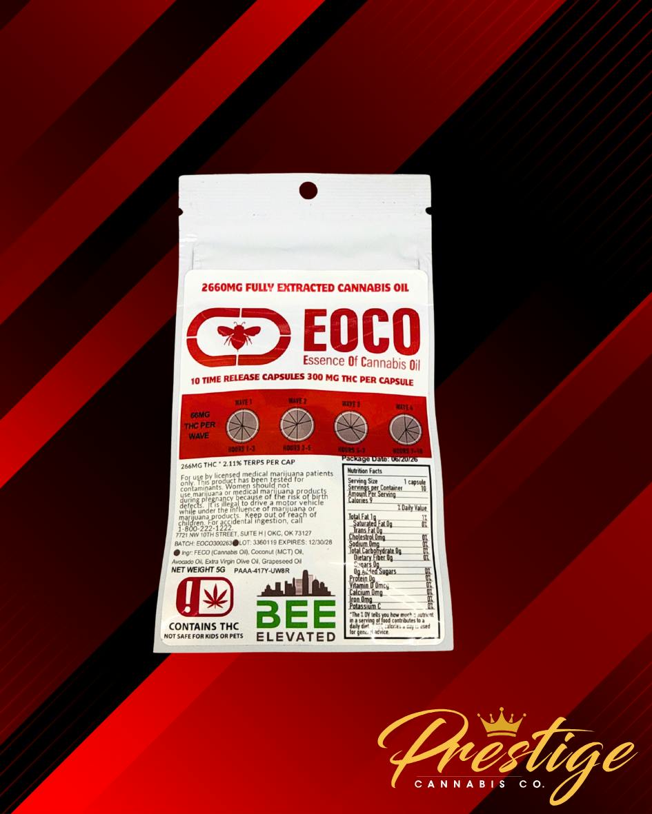 BEE ELEVATED TIME RELEASE CAPSULE | 3000MG (10PK)