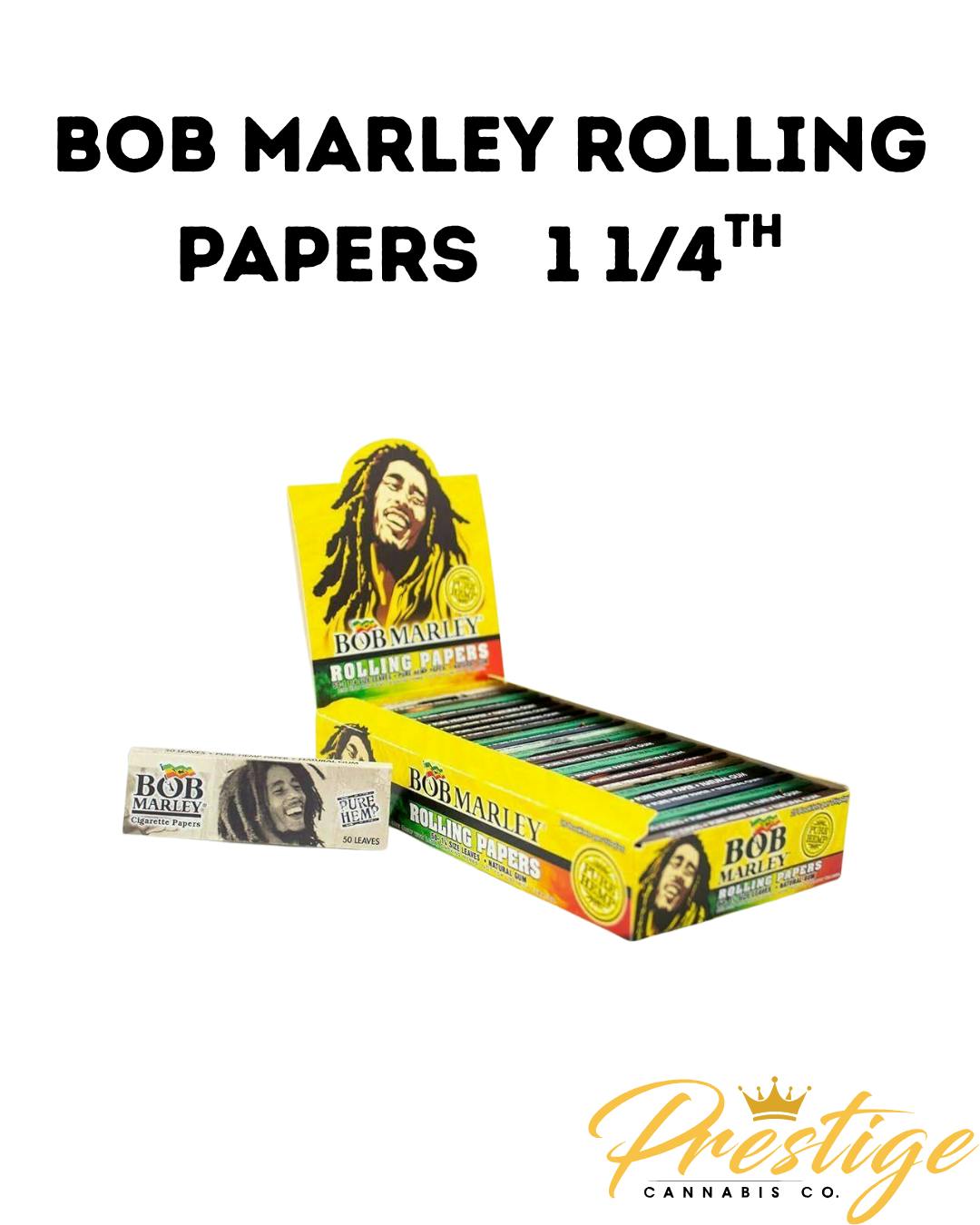 BOB MARLEY ROLLING PAPERS | 1 1/4 SIZE (50PK)