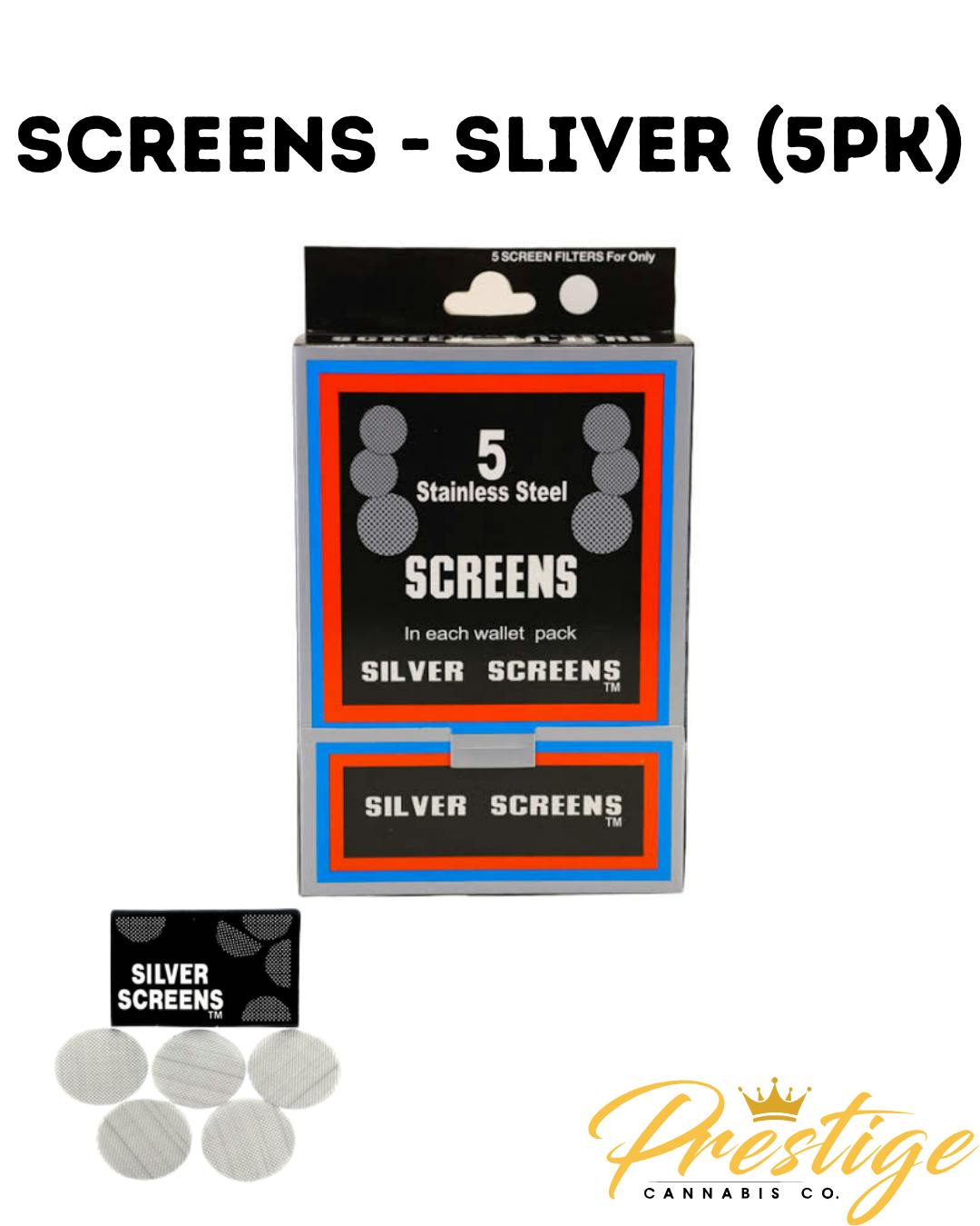 SCREENS | SILVER (5PK)
