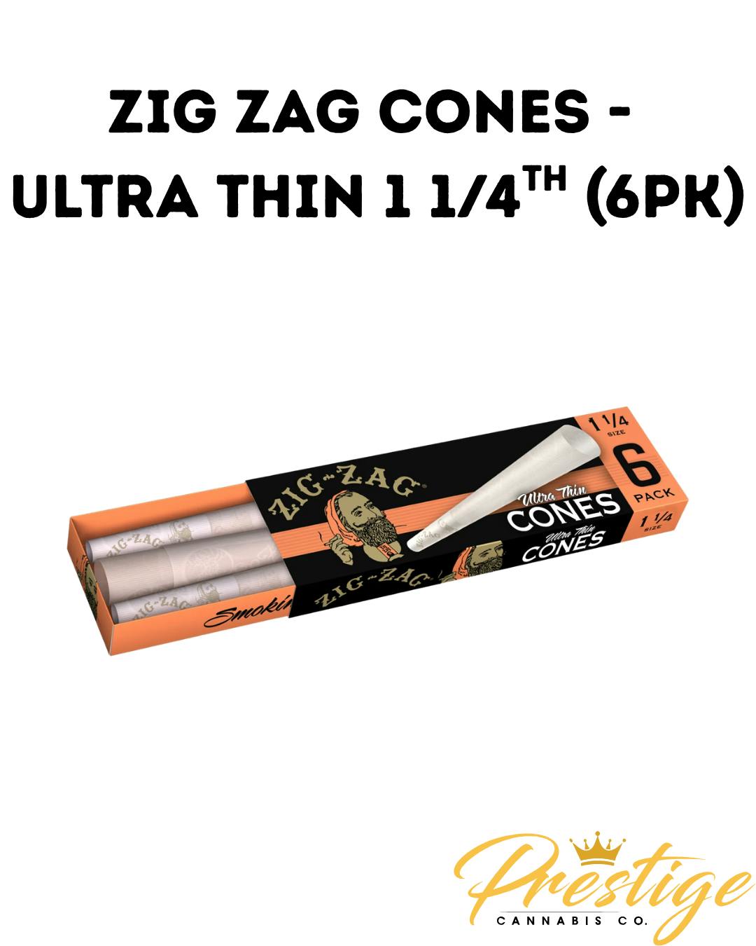 ZIG ZAG CONES | ULTRA THIN - 1 1/4 (6PCK)