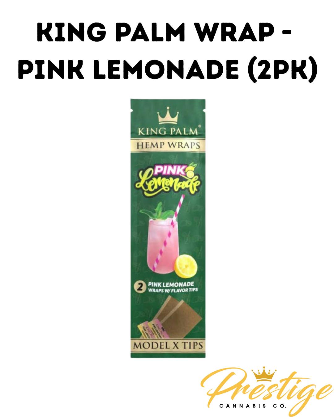 KING PALM WRAP | PINK LEMONADE W/FLAVOR TIPS (2PK)