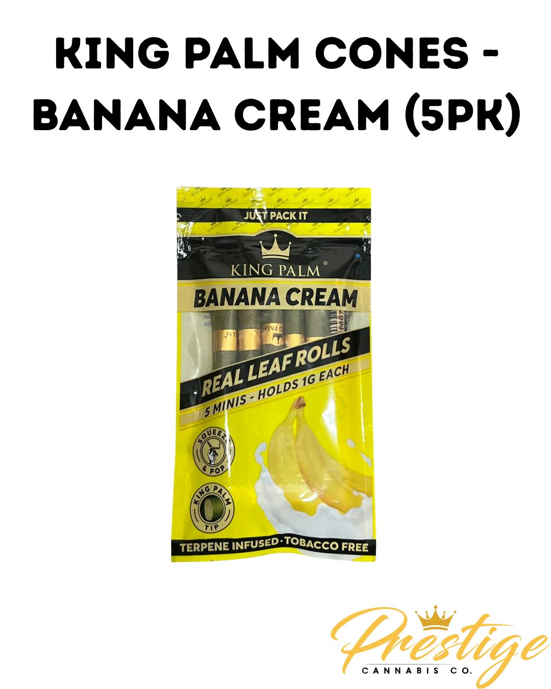 KING PALM MINI CONES | BANANA CREAM (5PK)