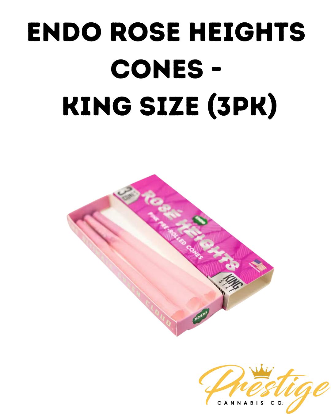 ENDO ROSE HEIGHTS CONES | KING SIZE (3PK)