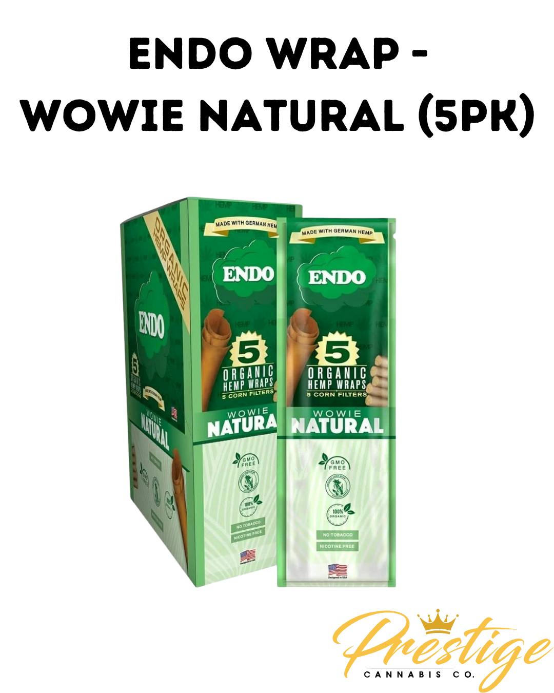 ENDO WRAPS | WOWIE NATURAL W/FILTERS (5PK)