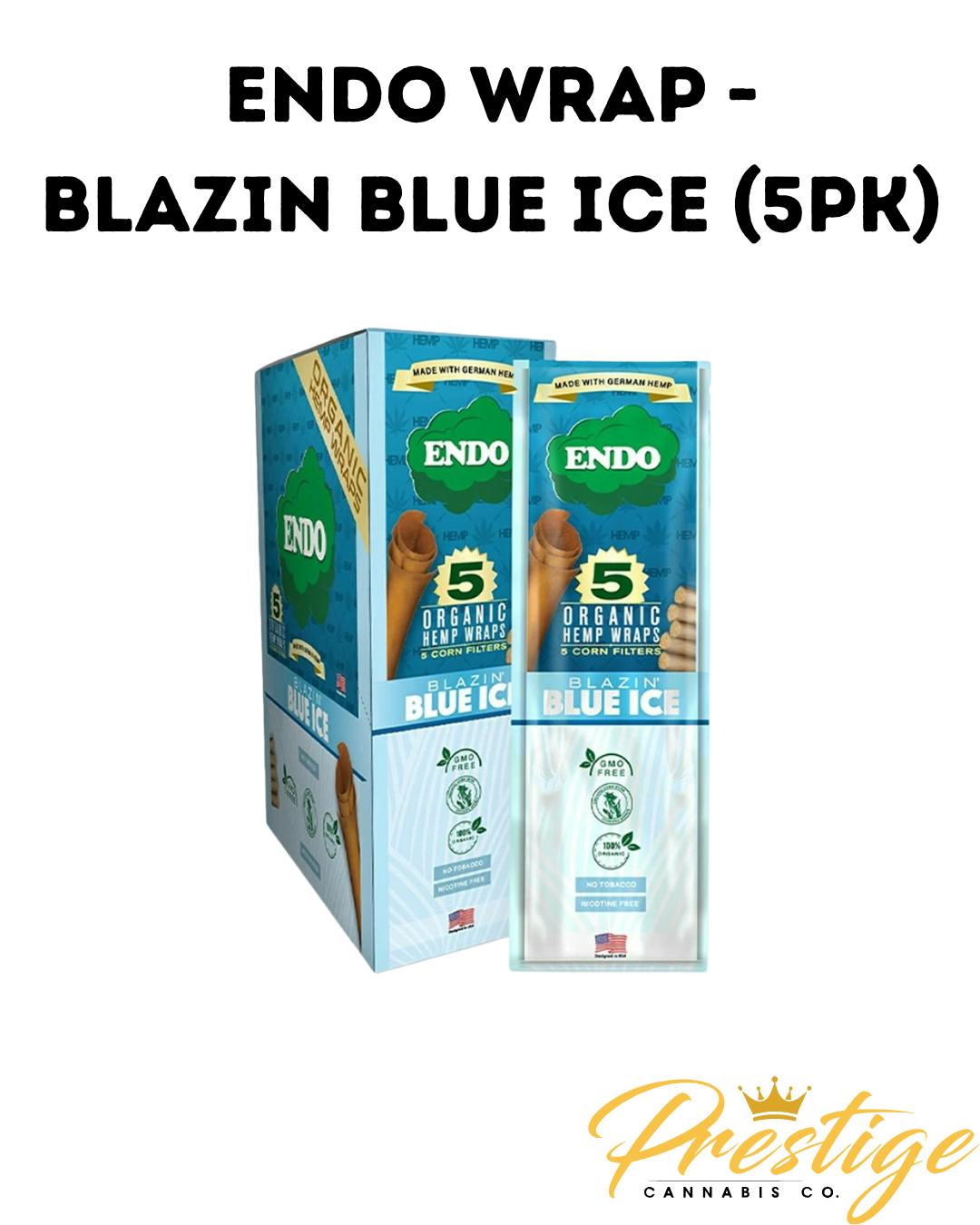 Hemp Wraps Blazin Blue Ice Accessories