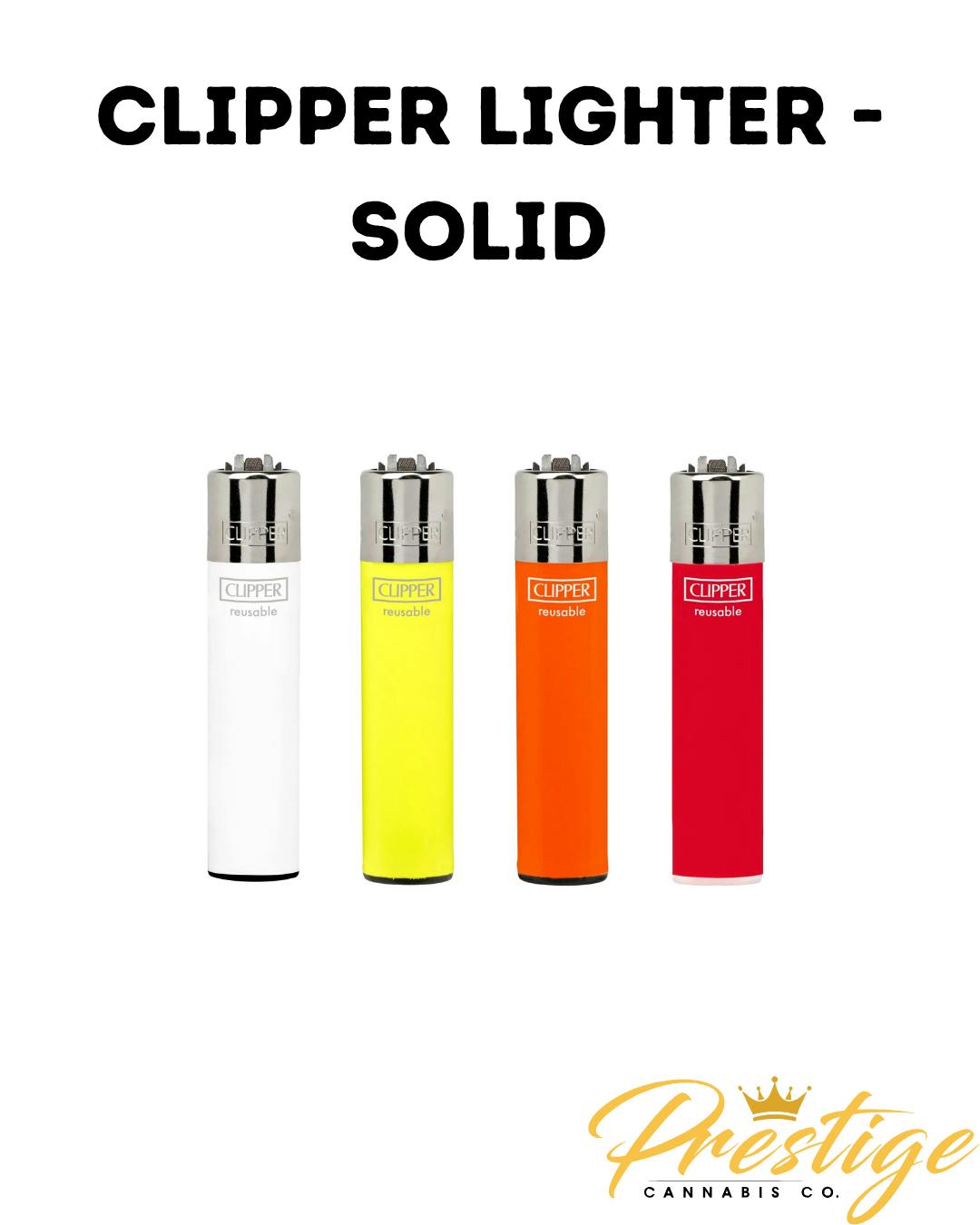 Clipper - Classic Solid Colour Lighter | Accessories