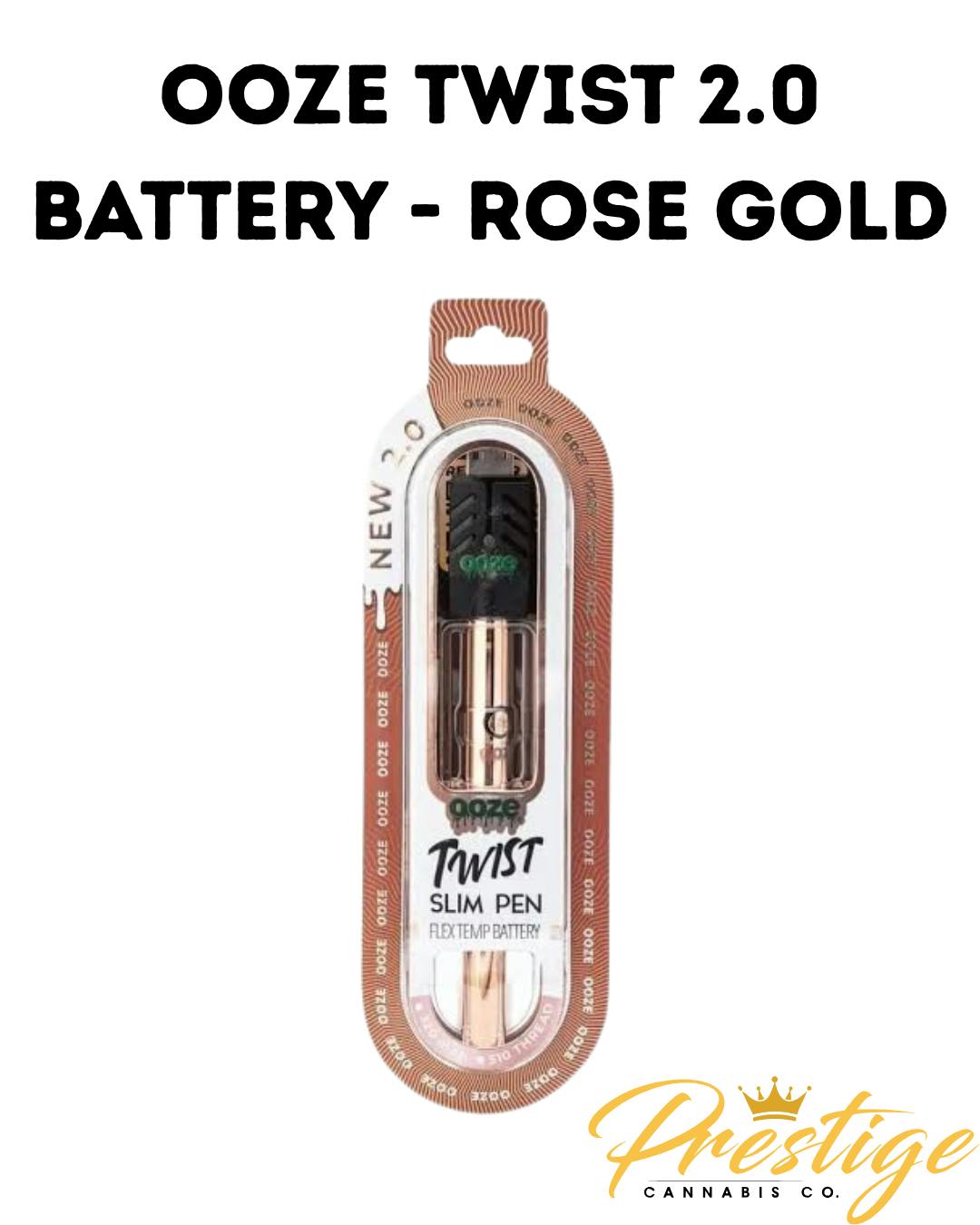 Ooze Slim Twist Pen 2.0 - Rose Gold | Accessories