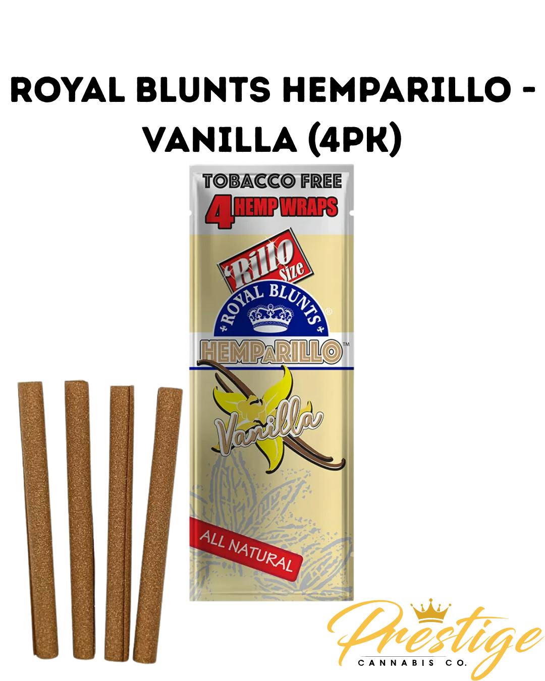 ROYAL BLUNTS HEMPARILLOS | VANILLA (4PK)