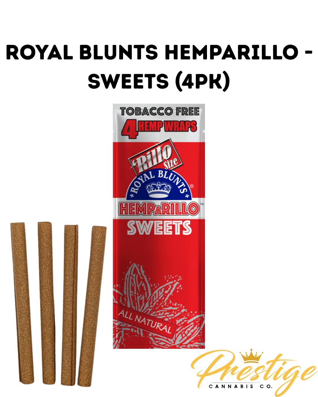 ROYAL BLUNTS HEMPARILLOS | SWEETS (4PK)