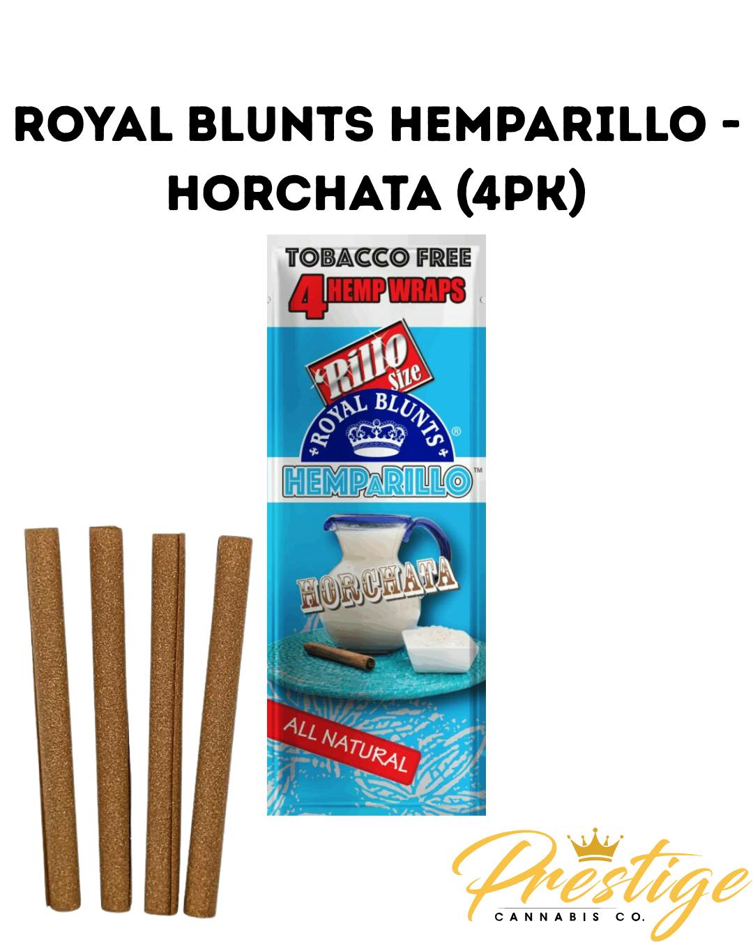 ROYAL BLUNTS HEMPARILLOS | HORCHATA (4PK)