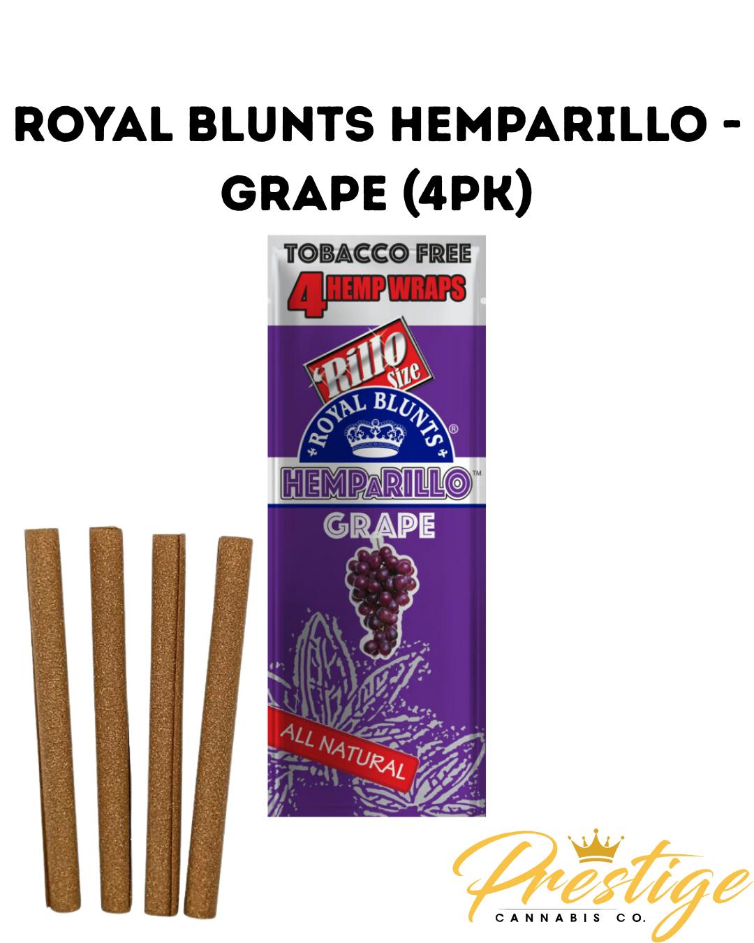 ROYAL BLUNTS HEMPARILLOS | GRAPE (4PK)