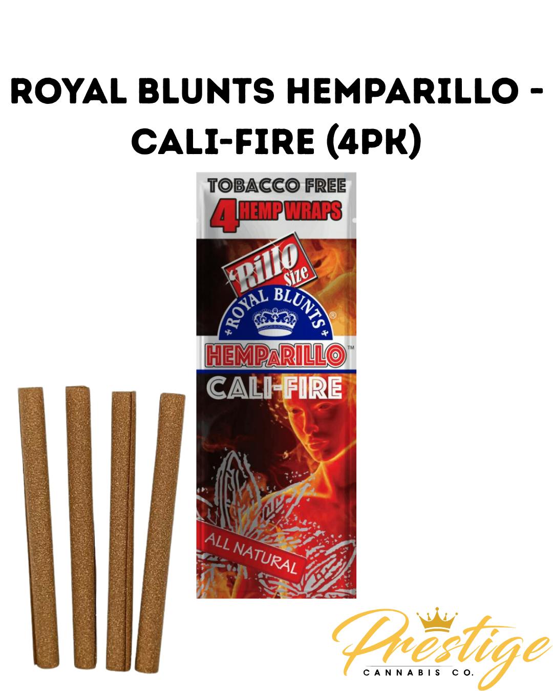 ROYAL BLUNTS HEMPARILLOS | CALI-FIRE (4PK)
