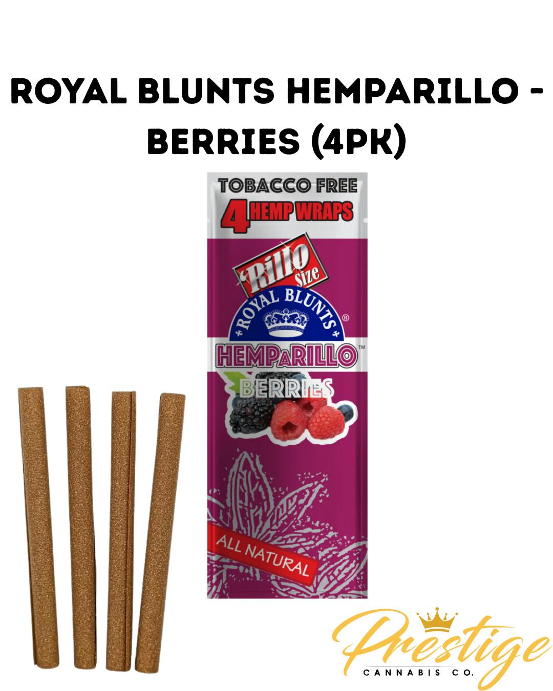 ROYAL BLUNTS HEMPARILLOS | BERRIES (4PK)