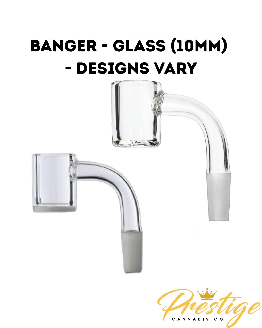 BANGER | GLASS - MALE (10MM) - DESIGNS VARY