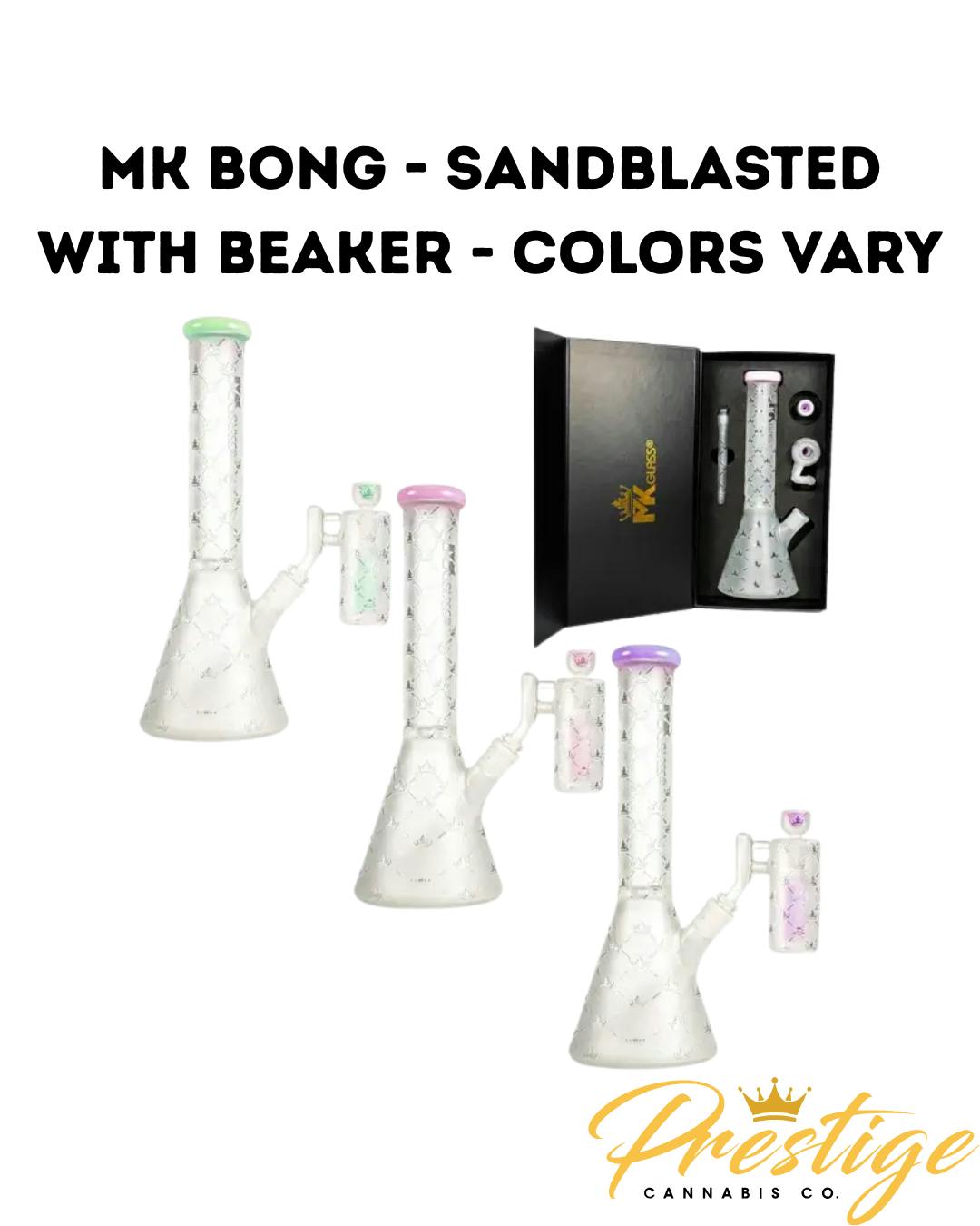 BONG | MK SANDBLASTED DESIGNER BEAKER KIT - (14")