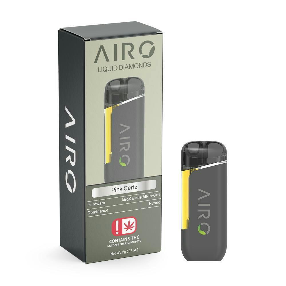 AIRO LIQUID DIAMOND SERIES DISPOSABLE | PINK CERTZ - HYBRID (2G)