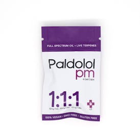 4x$20 Paldolol PM Capsules 1:1:1 (THC:CBD:CBN)