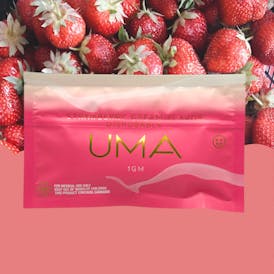 UMA - STRAWBERRY FLAVOR DISPOSABLE 1G