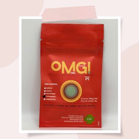 OMG! - MINI FRUIT GUMMY STRAWBERRY 15MG