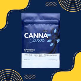 CANNA CALM GUMMIES 10MG THC - 10MG CBD - 5MG MELATONINA 3PCS