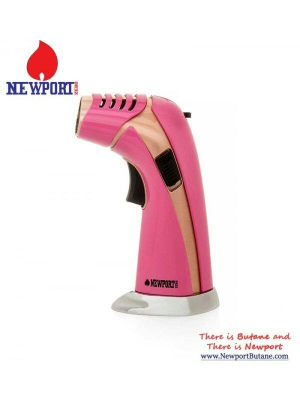 Newport Zero Triple Flame Torch - Pink