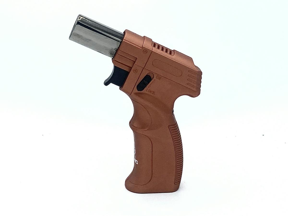Techno Bronze Torch Lighter Single Flame $20