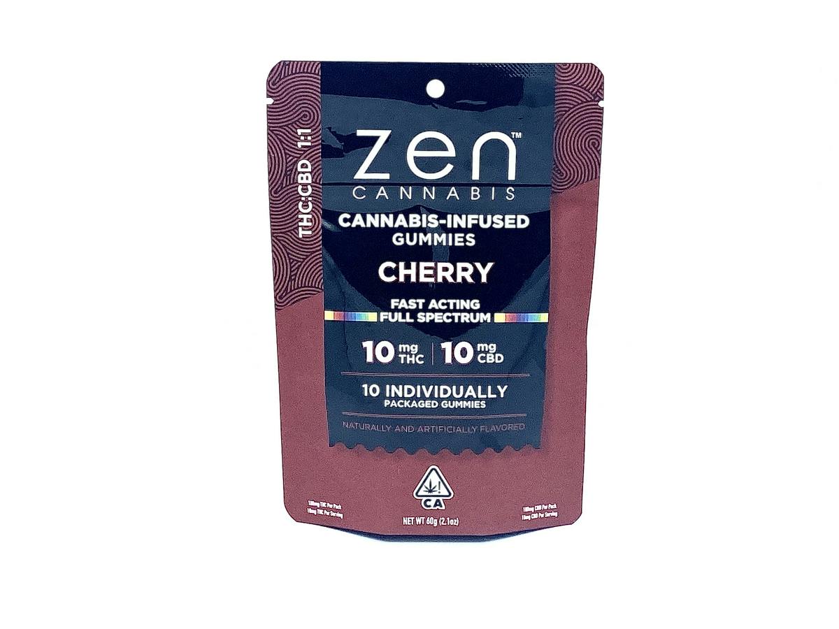 Cherry 1:1 THC:CBD 10-Pack Gummies