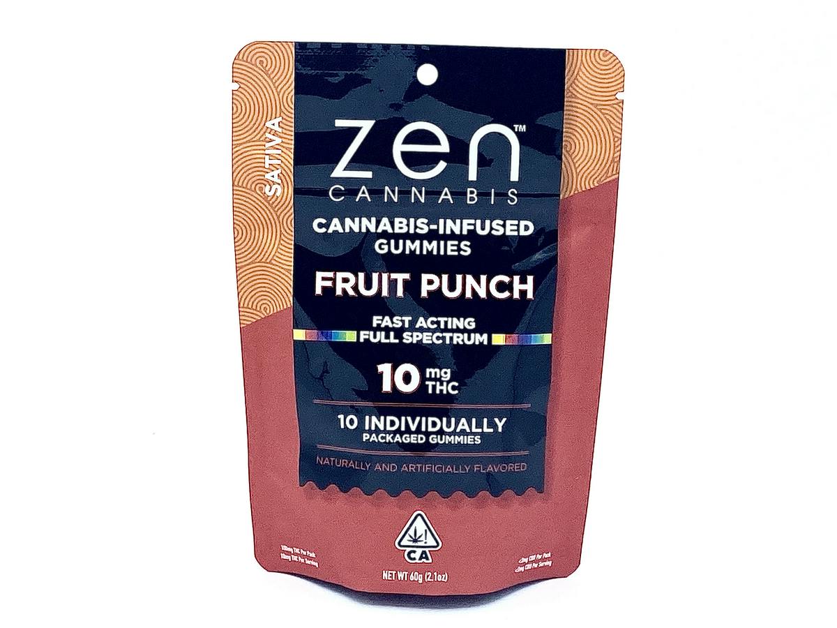 Fruit Punch Sativa 10-Pack Gummies