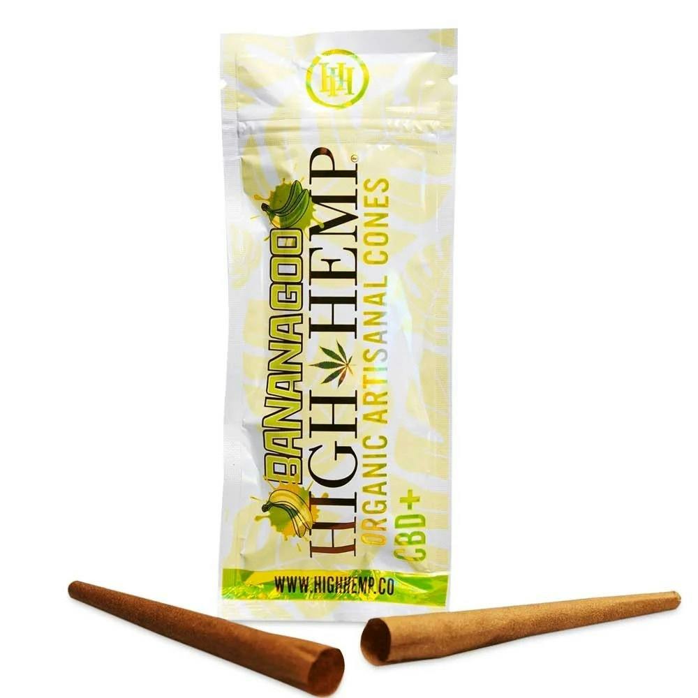 Papers High Hemp Wraps Banana Goo 2pk | Accessories