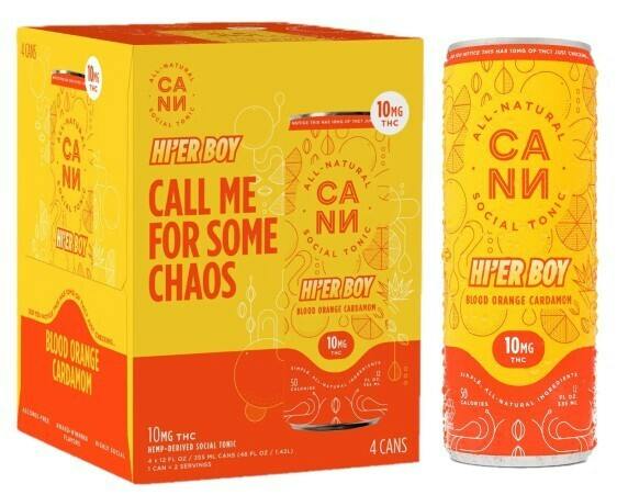 Blood Orange Cardamom - 10mg Hi'er Boys 4pk