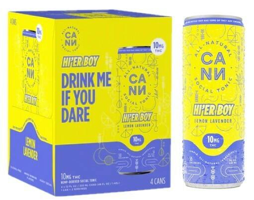 Lemon Lavender - 10mg Hi'er Boys 4pk