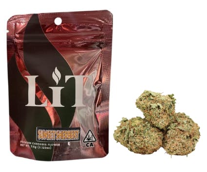 Lit Cannabis — Sunset Sherbert