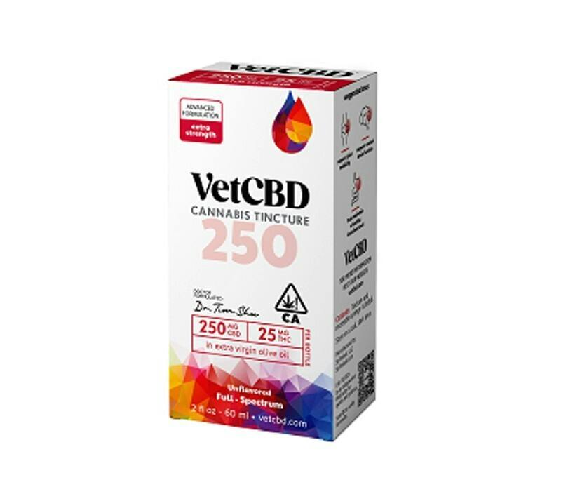 VetCBD, Extra Strength 10:1 Tincture, 250mg, 2oz