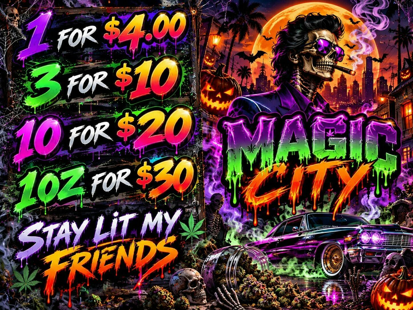 MAGIC CITY - PREROLLS - SOLD HERE ONLY!!