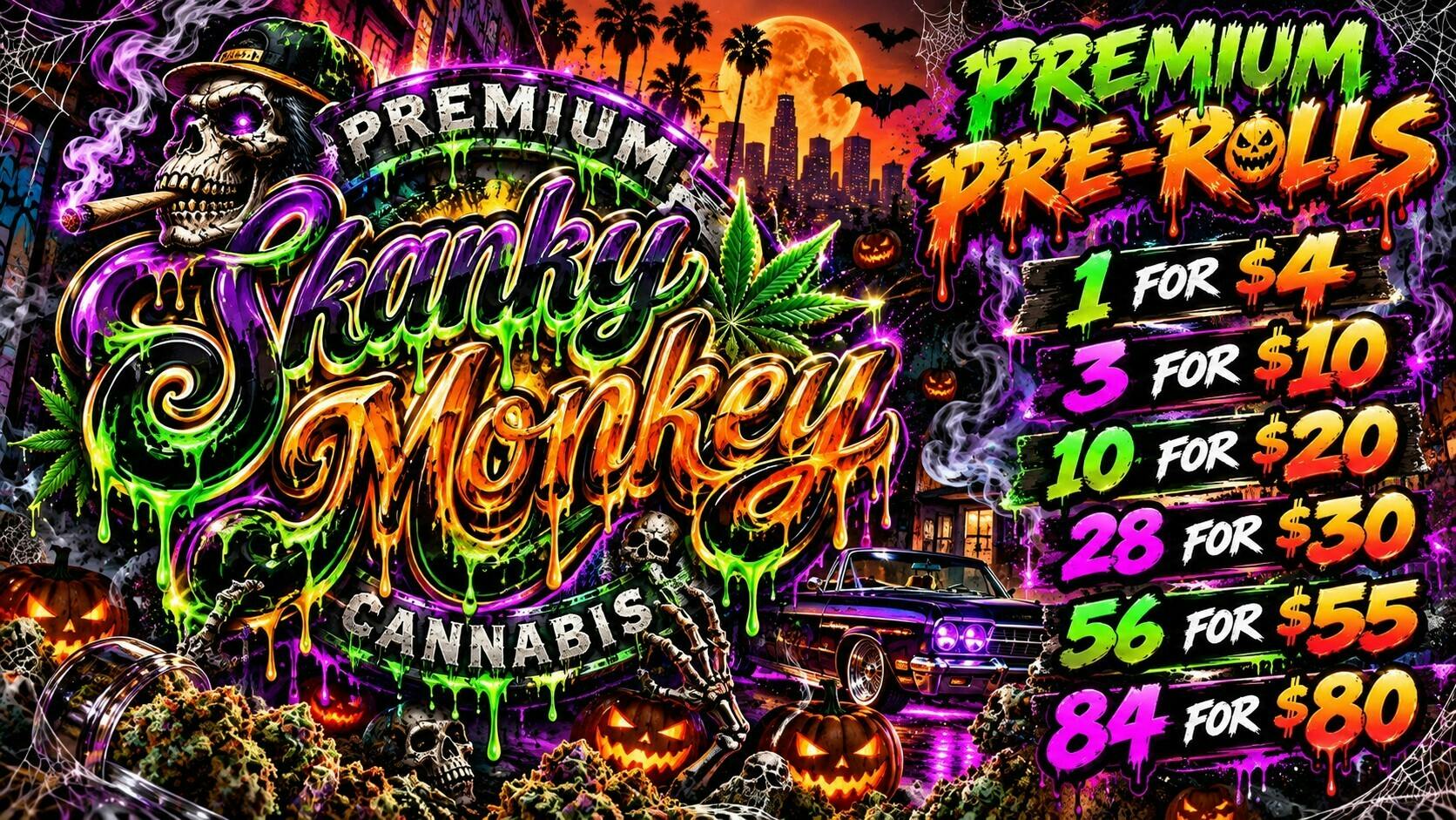SKUNKY MONKEY - PREMIUM FLOWER - SOLD HERE ONLY!!