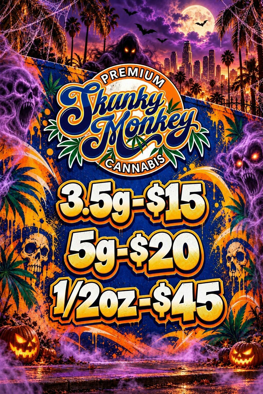 SKUNKY MONKEY PRERMIUM CANNIBIS - SOLD HERE ONLY