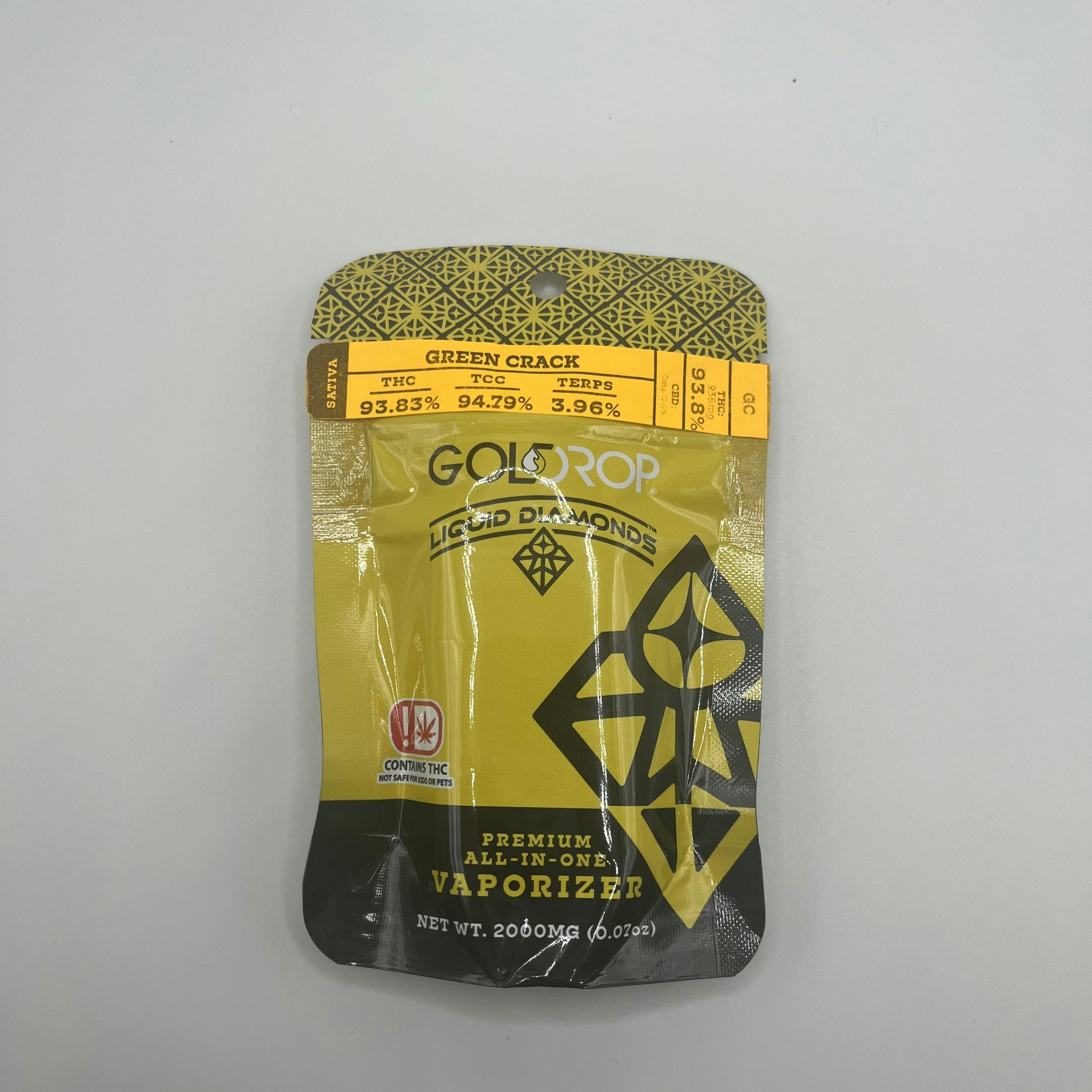 2G Liquid Diamond Vape - Green Crack